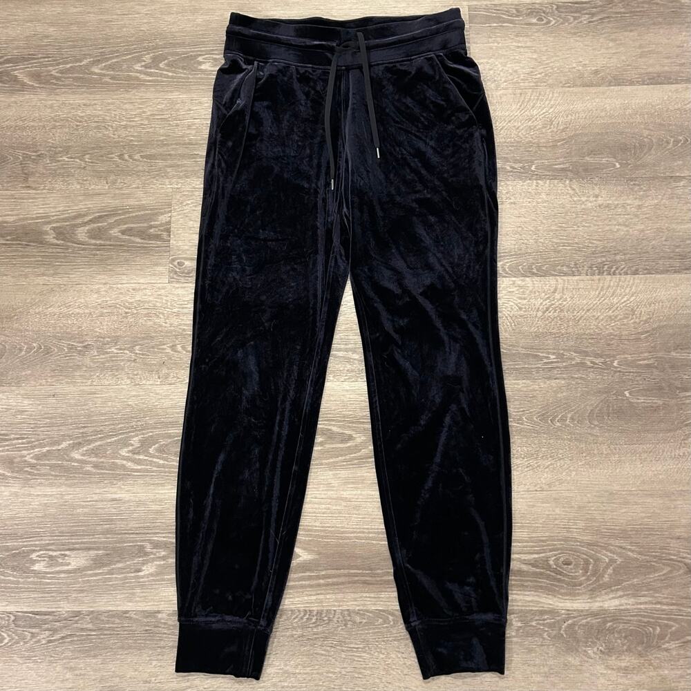 Lululemon Ready To Crush Velvet High Rise Joggers Black Size‎ 8